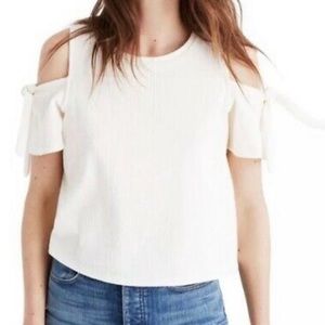 Madewell tie sleeve top
